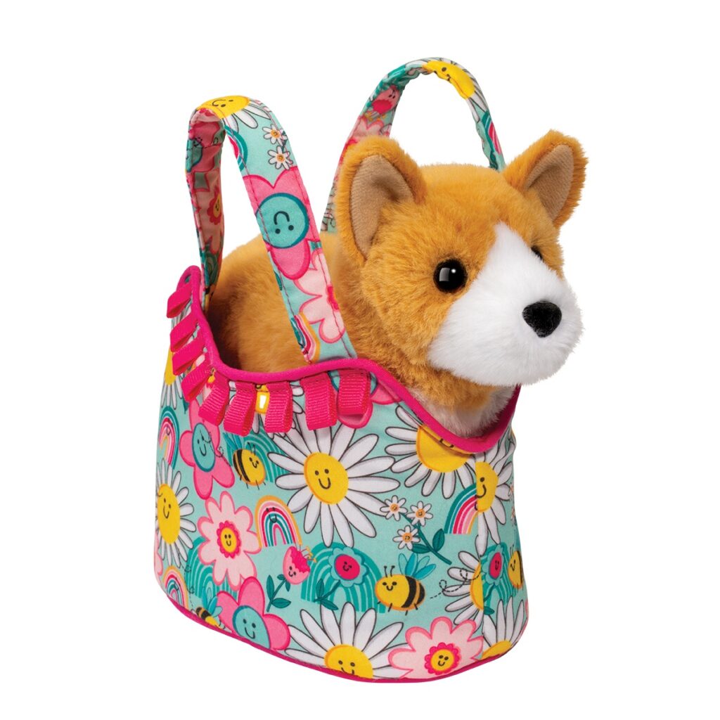 Sunny Smiles Sassy Sak with Corgi Dog